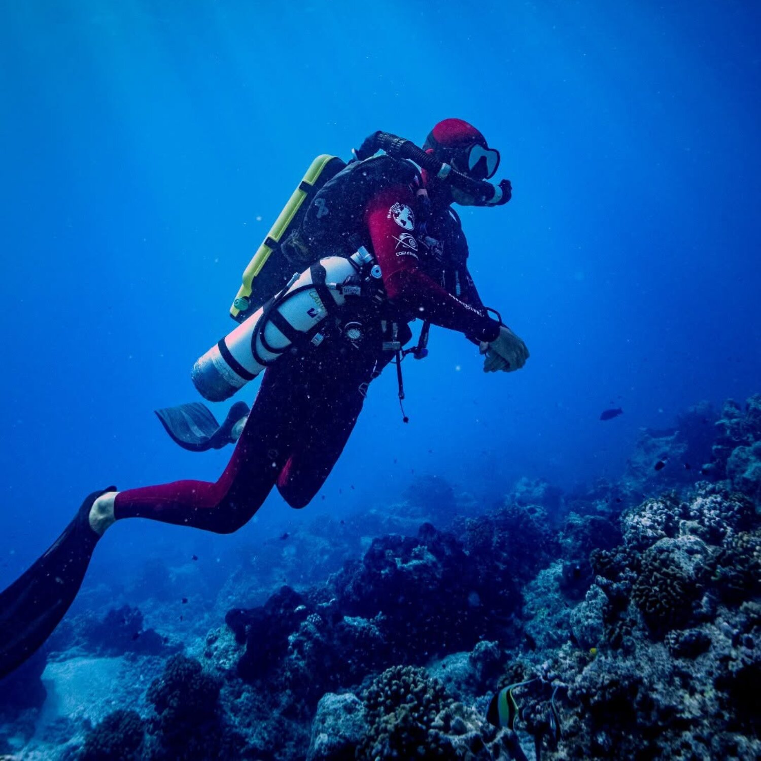 Diver Below The Surface, Using AP Diving CCR