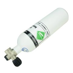 2 litre Diluent Cylinder + 5/8" BSP Rebreather Valve