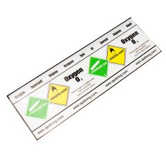Oxygen Cylinder Sticker